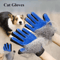 Pet Grooming Glove Brush Gentle Deshedding Massage Hair Remover For Dogs And Cats 0