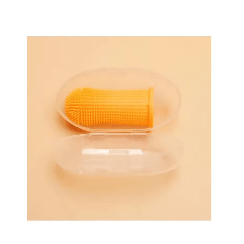 Silicone Pet Finger Toothbrush Gentle Oral Cleaning Brush For Dogs And Cats 3