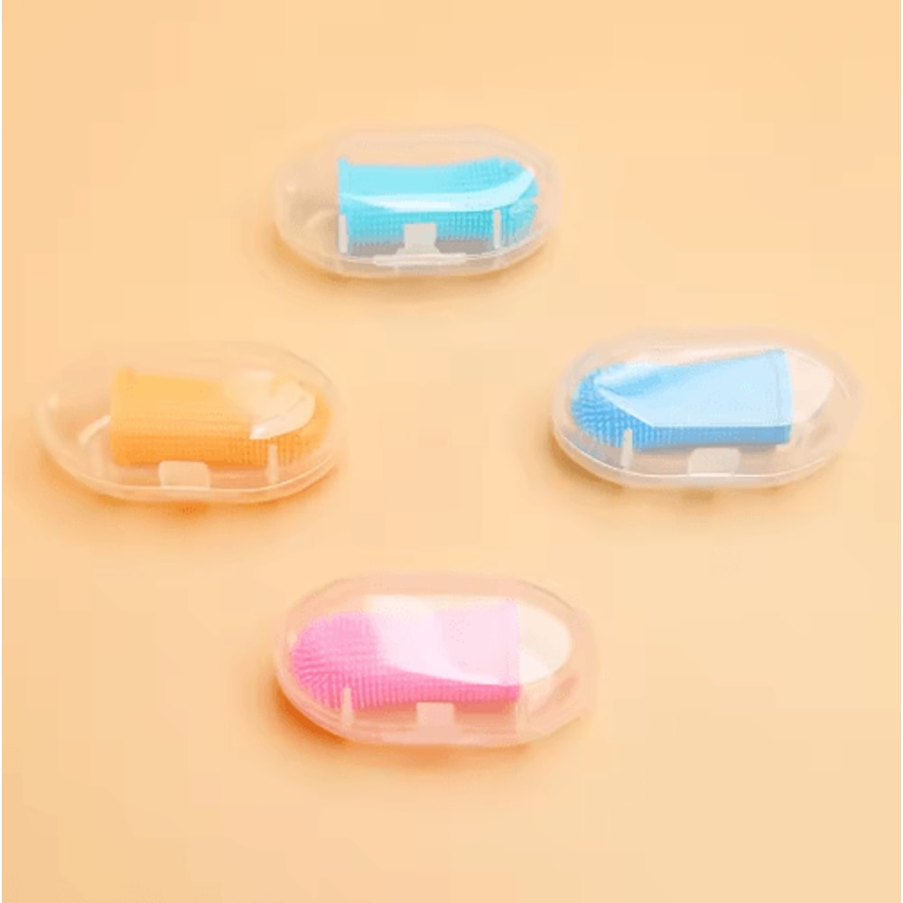 Silicone Pet Finger Toothbrush Gentle Oral Cleaning Brush For Dogs And Cats 6