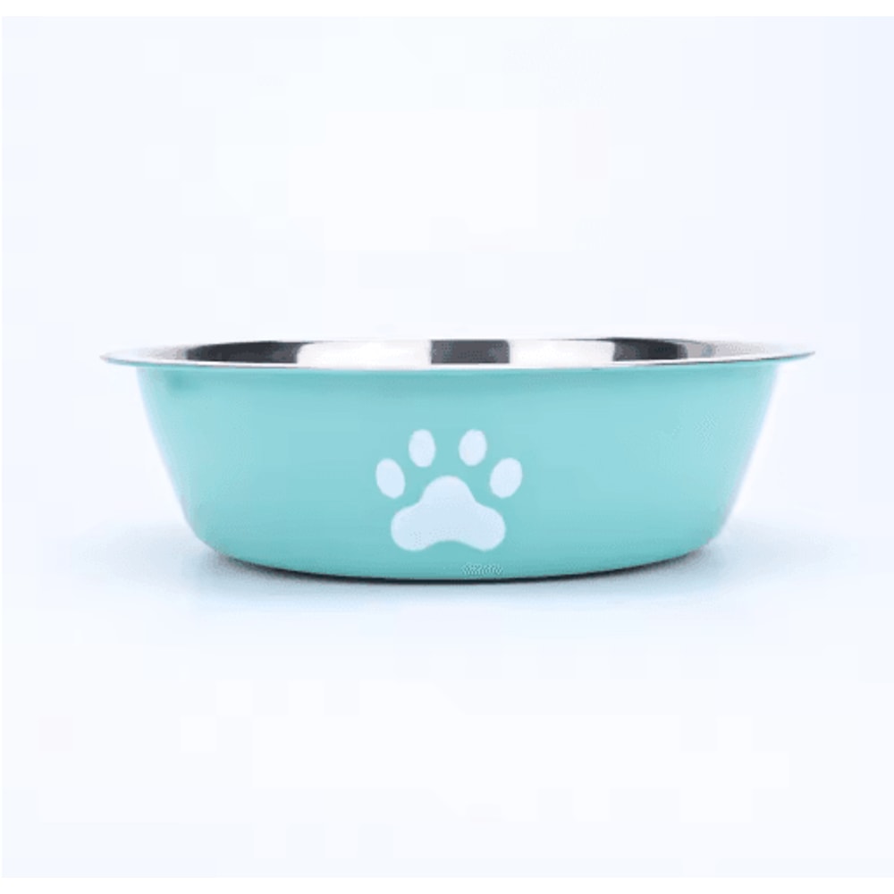 Stainless Steel Pet Feeding Bowl NonSlip Food Water Dish For Dogs And Cats 2