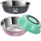 Stainless Steel Pet Feeding Bowl NonSlip Food Water Dish For Dogs And Cats 0