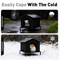 Insulated Outdoor Cat House Warm Winter Shelter With Cushion Shelf For Stray Cats And Kittens 5