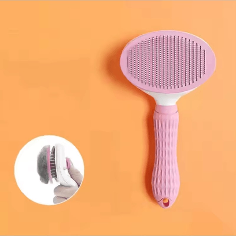 Pet Hair Removal Comb Floating Fur Cleaning Brush For Dogs And Cats 3