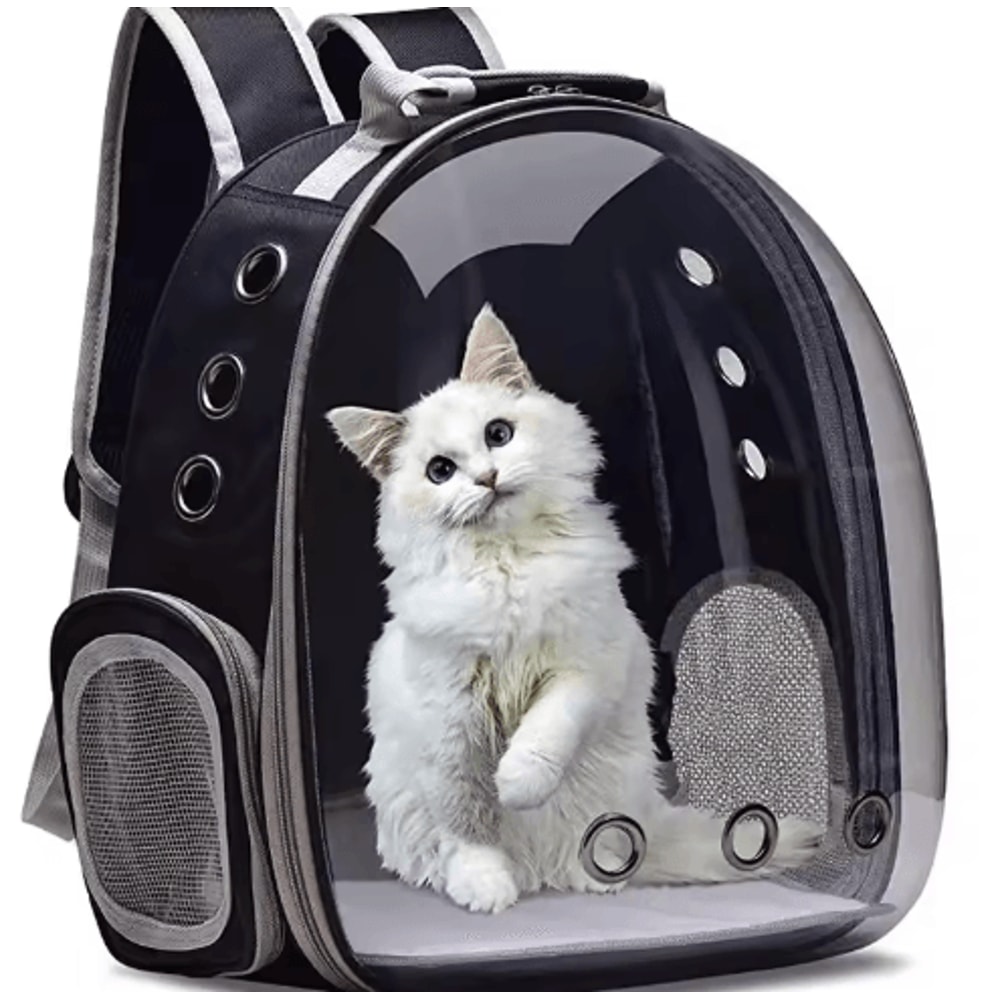 Transparent Bubble Pet Carrier Backpack Breathable Travel Backpack For Cats Small Pets 0