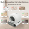 DOEL Smart Automatic Cat Litter Box 65L Self Cleaning Cat Toilet With App Control WiFi 2
