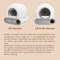 DOEL Smart Automatic Cat Litter Box 65L Self Cleaning Cat Toilet With App Control WiFi 6