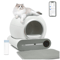 DOEL Smart Automatic Cat Litter Box 65L Self Cleaning Cat Toilet With App Control WiFi 0
