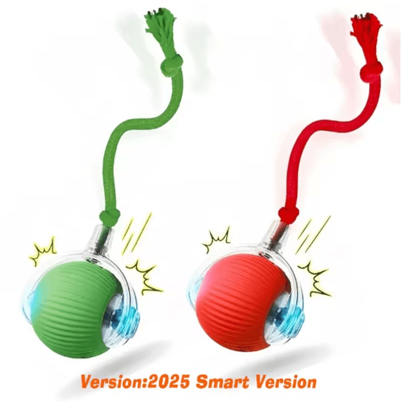 Smart Automatic Rolling Cat Ball Rechargeable Interactive Toy For Active Cats Kittens 1