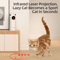 ROJECO Smart Interactive Cat Laser Toy Automatic LED Teasing Toy For Cats Dogs 6