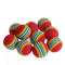 10PCS Colorful Cat Toy Balls Interactive Foam Rattle Toys For Cats Kittens 0