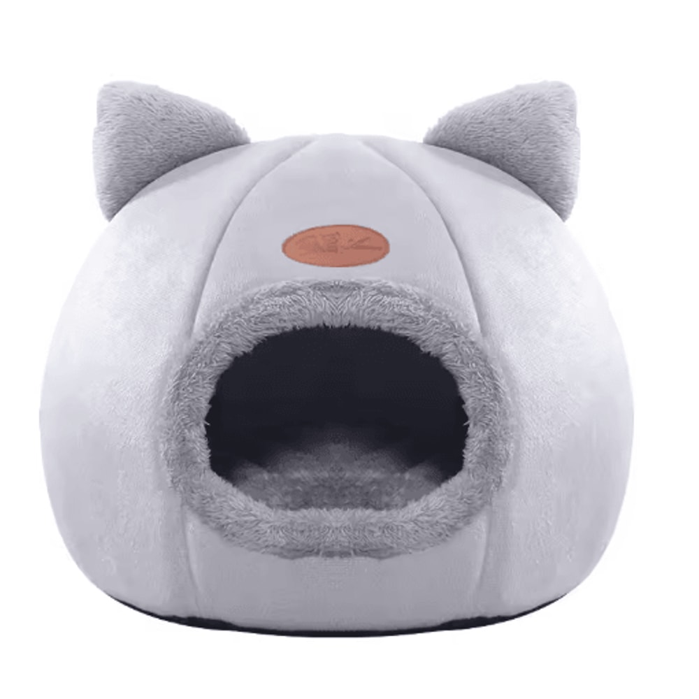 Winter Cozy Cat Cave Bed Deep Sleep Pet Tent House For Cats Small Dogs 1
