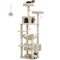 Large Cat Tree Tower MultiLevel Indoor Cat Condo With Hammock Scratching Posts Toys 5