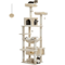 Large Cat Tree Tower MultiLevel Indoor Cat Condo With Hammock Scratching Posts Toys 5