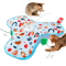 Interactive Hide Seek Cat Toy Motion Activated Squeaky Mouse Feather Teaser For Cats 1