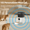 ROJECO Smart Automatic Pet Feeder With Camera Remote Video Food Dispenser For Cats Dogs 5