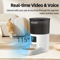 ROJECO Smart Automatic Pet Feeder With Camera Remote Video Food Dispenser For Cats Dogs 6
