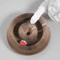 Foldable Cat Scratcher Toy MultiLevel Cardboard Claw Sharpener With Bell Catnip 4