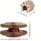 Foldable Cat Scratcher Toy MultiLevel Cardboard Claw Sharpener With Bell Catnip 5