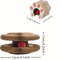 Foldable Cat Scratcher Toy MultiLevel Cardboard Claw Sharpener With Bell Catnip 5