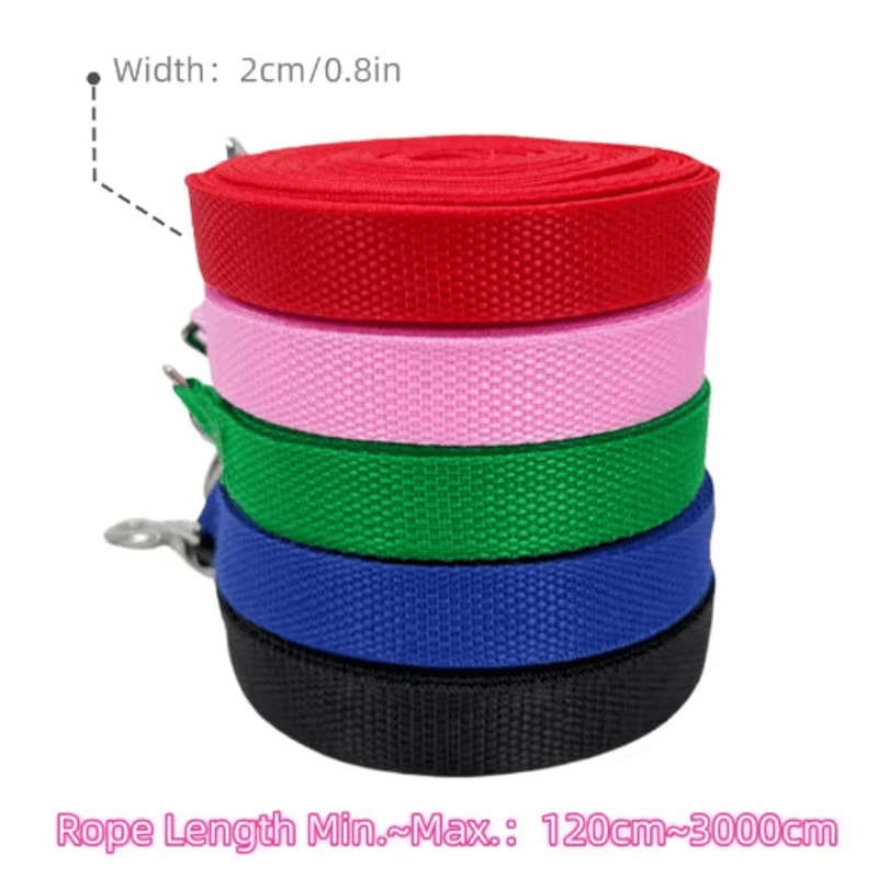 Long Training Dog Leash Extended Nylon Rope Lead For Outdoor Walking Puppy Training 7