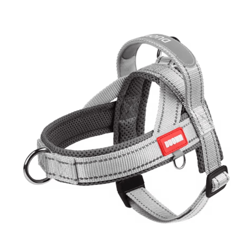 Reflective Dog Chest Harness TwoTone Outdoor Walking Harness With Nylon Handle 1