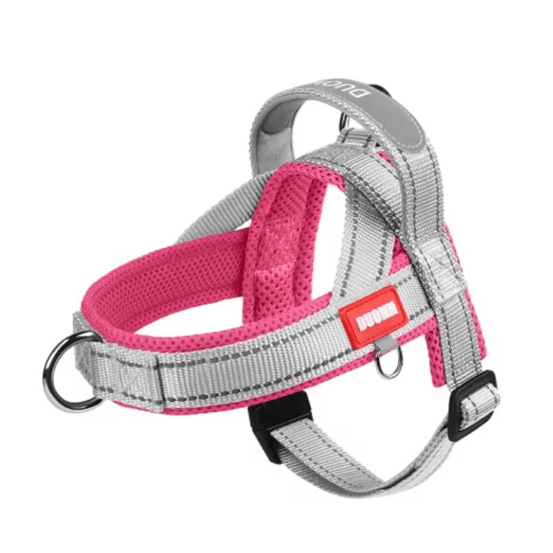 Reflective Dog Chest Harness TwoTone Outdoor Walking Harness With Nylon Handle 3