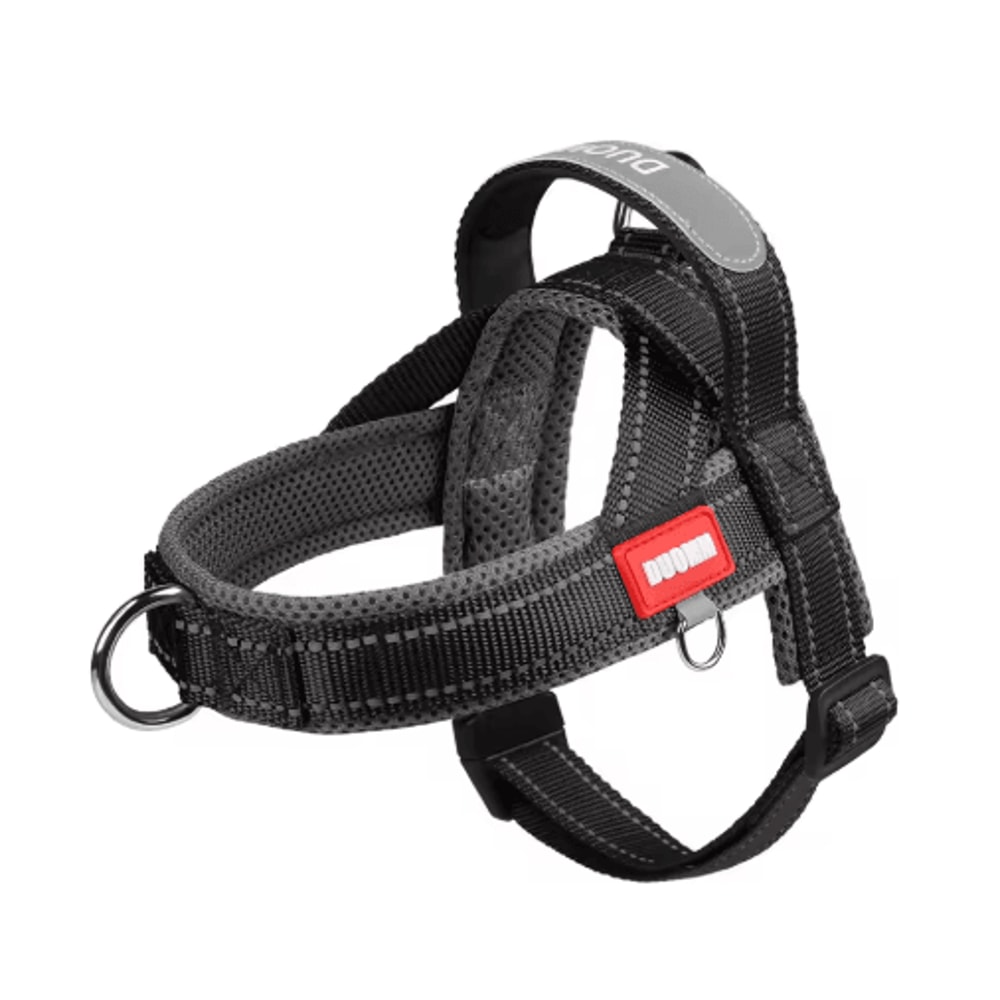 Reflective Dog Chest Harness TwoTone Outdoor Walking Harness With Nylon Handle 4