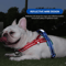 Reflective Dog Chest Harness TwoTone Outdoor Walking Harness With Nylon Handle 8