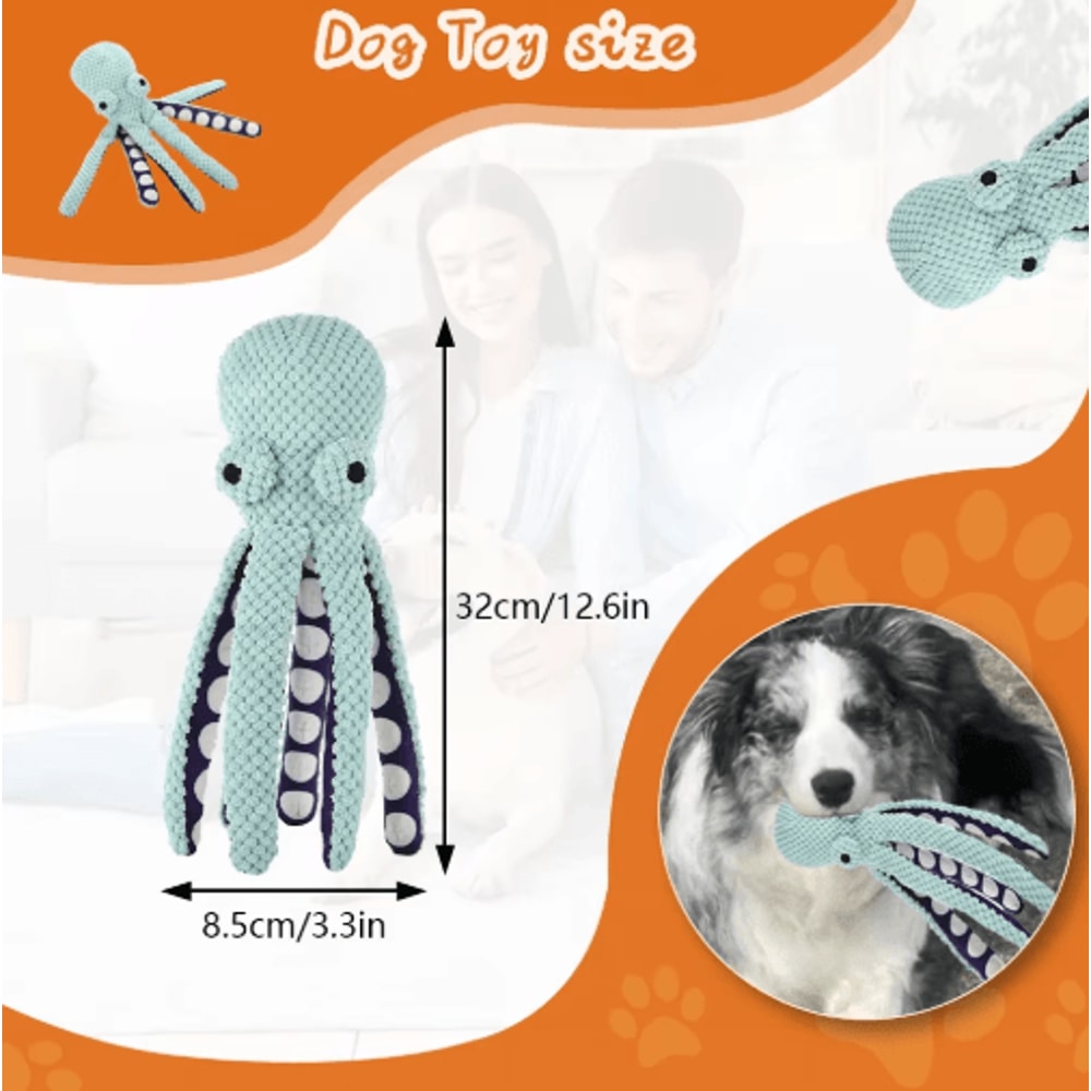 Squeaky Plush Dog Toy For Training Chewing Daily Comfort 6