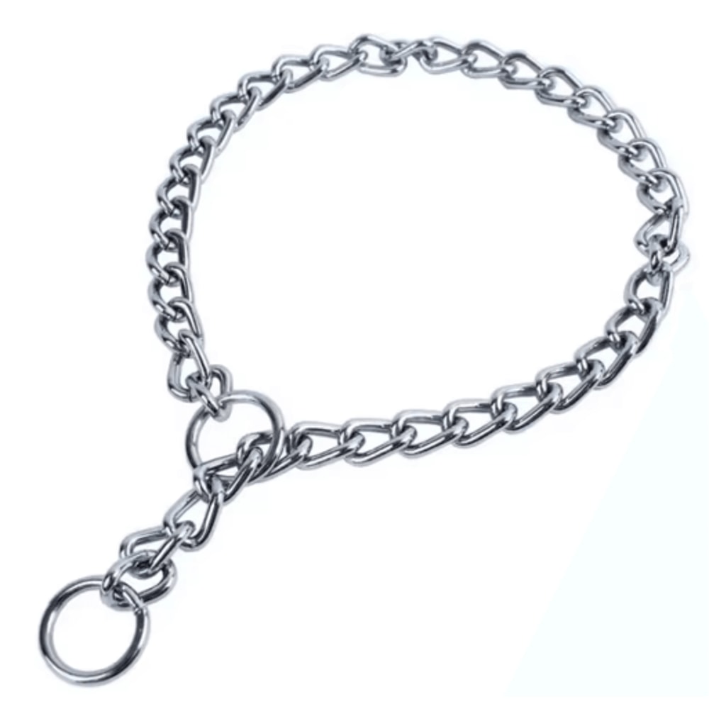 Stainless Steel Adjustable Dog Choke Training Collar For Bulldogs Strong Dogs 1