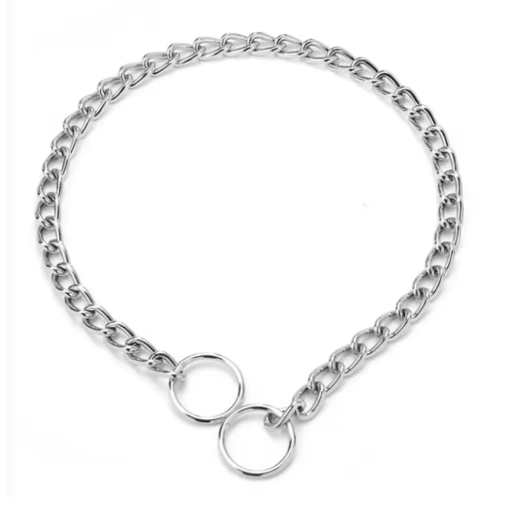 Stainless Steel Adjustable Dog Choke Training Collar For Bulldogs Strong Dogs 2