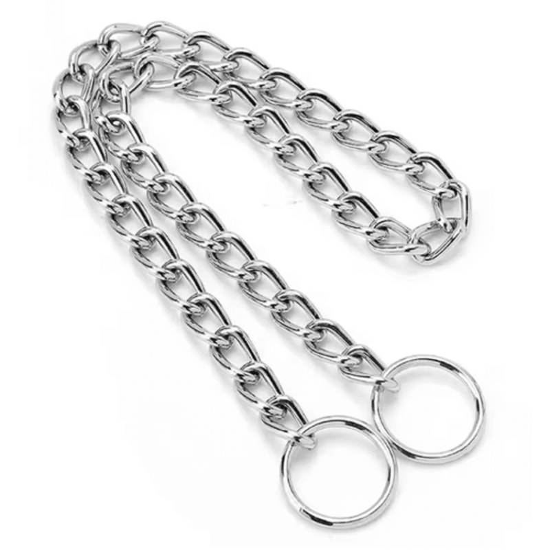 Stainless Steel Adjustable Dog Choke Training Collar For Bulldogs Strong Dogs 3