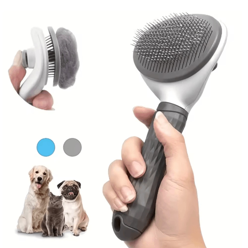 Stainless Steel Pet Grooming Massage Comb For Dogs And Cats 0
