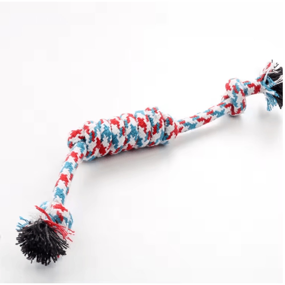 Durable Braided Rope Dog Chew Toy For Training Interactive Play 8