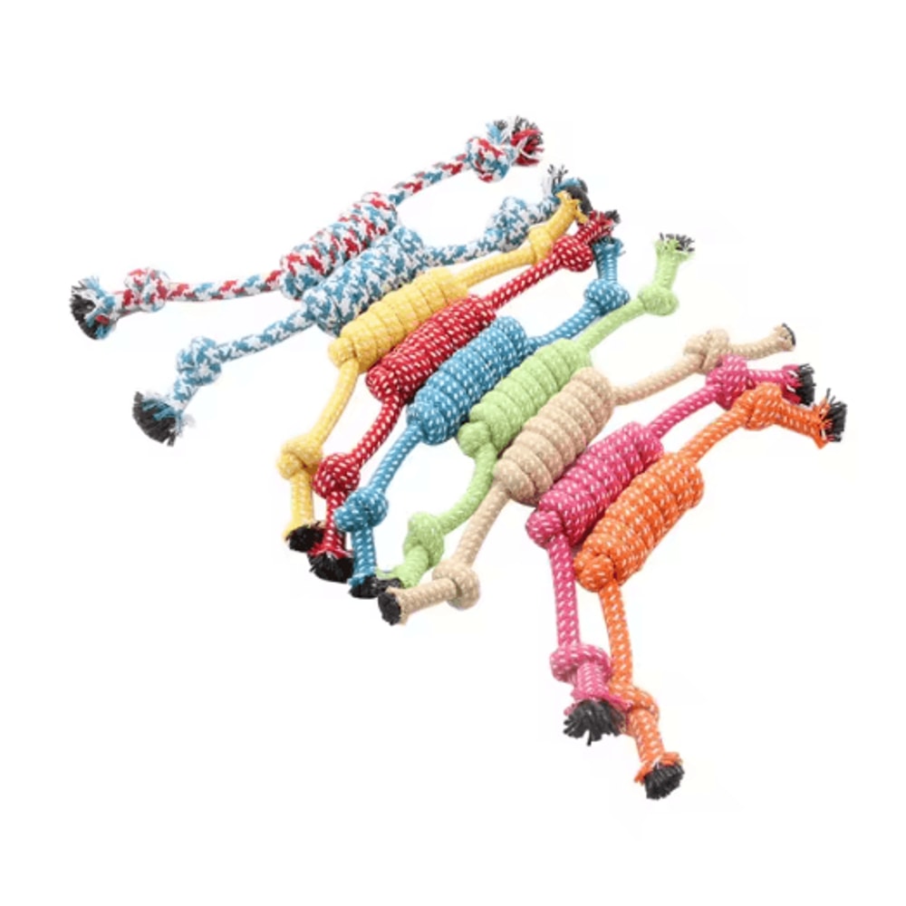 Durable Braided Rope Dog Chew Toy For Training Interactive Play 0