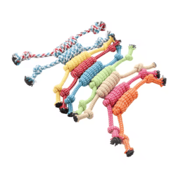 durable braided rope dog chew toy for training & interactive play