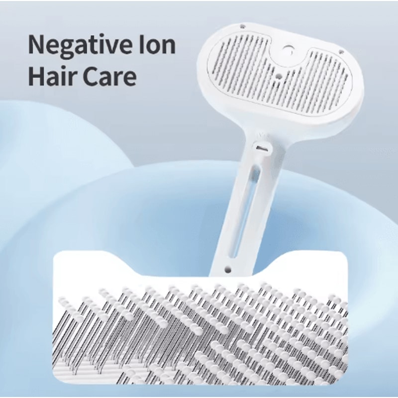 ROJECO Electric Pet Steam Grooming Brush Massage Comb 2