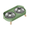 Double Ceramic Elevated Cat Food Water Bowl Set For Cats Dogs 1