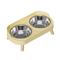 Double Ceramic Elevated Cat Food Water Bowl Set For Cats Dogs 3