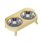 Double Ceramic Elevated Cat Food Water Bowl Set For Cats Dogs 3