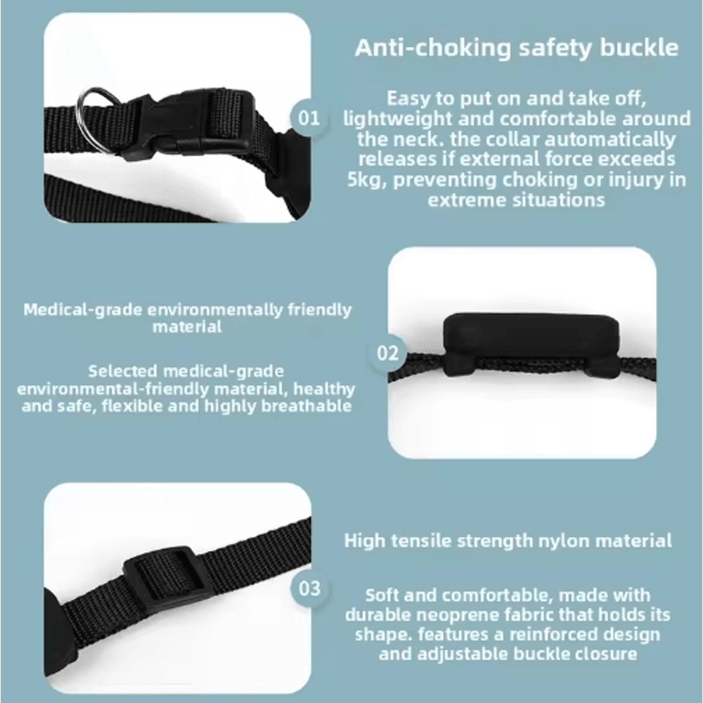 Waterproof RealTime GPS Pet Tracker Collar For Dogs Cats 7