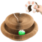 Accordion Magic Organ Cat Scratching Board With Interactive Ball Toy 1