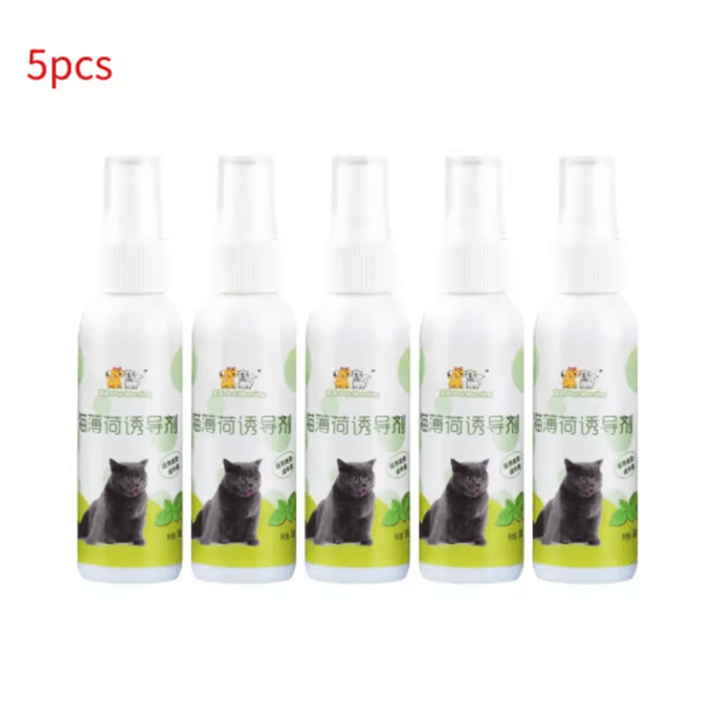 Natural Catnip Spray For Cat Training Play Teeth Cleaning Support 1