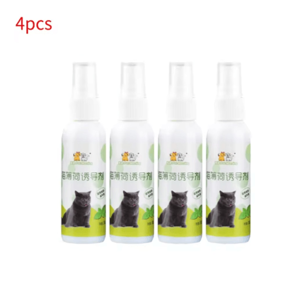 Natural Catnip Spray For Cat Training Play Teeth Cleaning Support 2