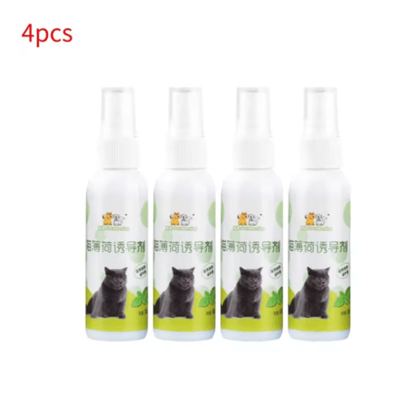 Natural Catnip Spray For Cat Training Play Teeth Cleaning Support 2