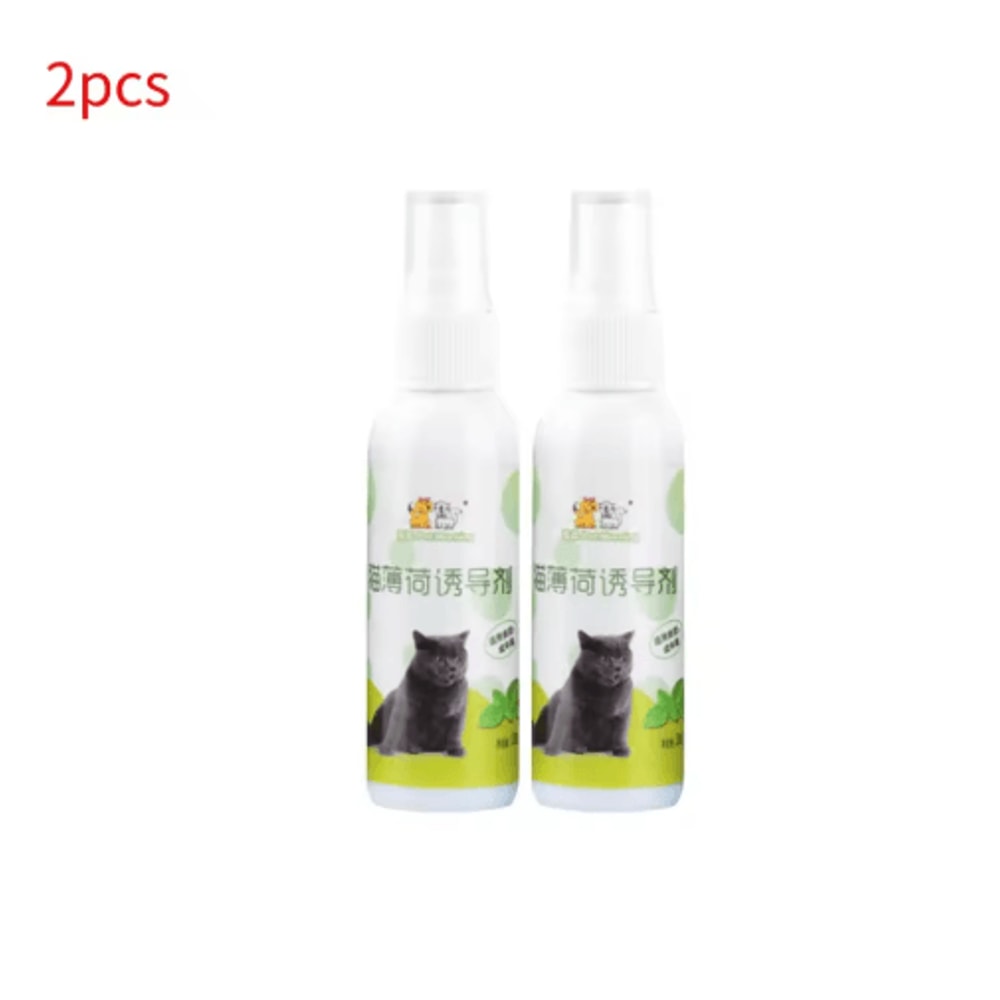 Natural Catnip Spray For Cat Training Play Teeth Cleaning Support 4