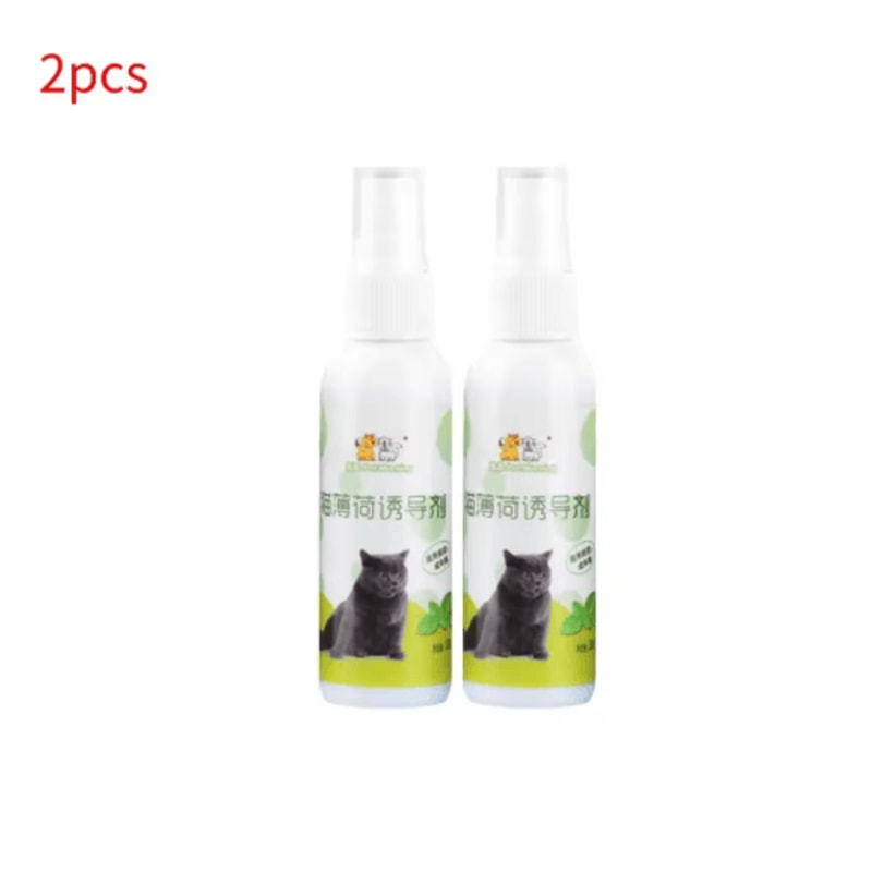 Natural Catnip Spray For Cat Training Play Teeth Cleaning Support 4