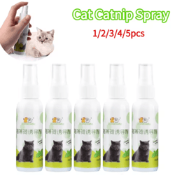 natural catnip spray for cat training, play & teeth cleaning support