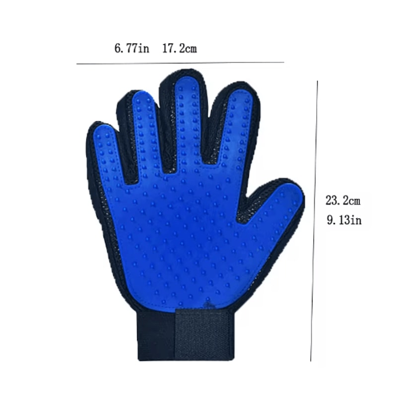 Silicone Pet Grooming Gloves For Cat Dog Hair Removal 1