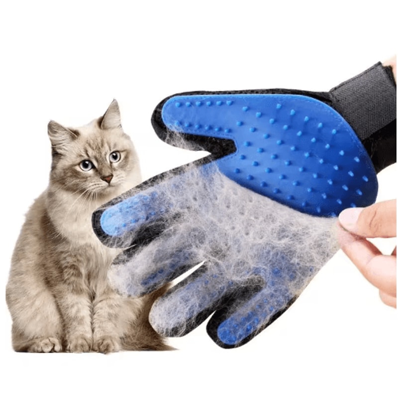 Silicone Pet Grooming Gloves For Cat Dog Hair Removal 6